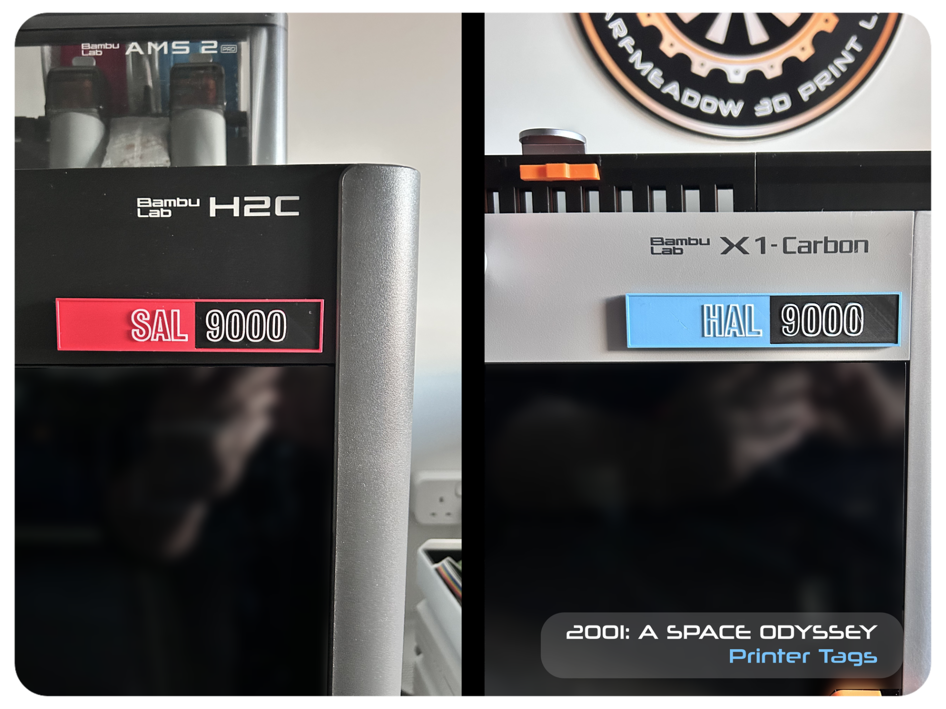 2001: A Space Odyssey Printer Tags