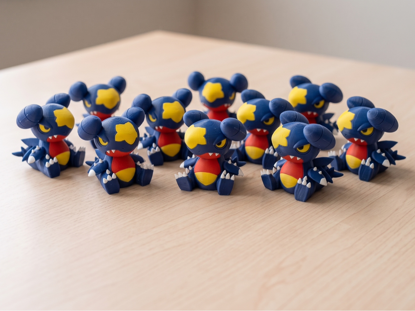 Chibi Garchomp Pokemon dragon toy