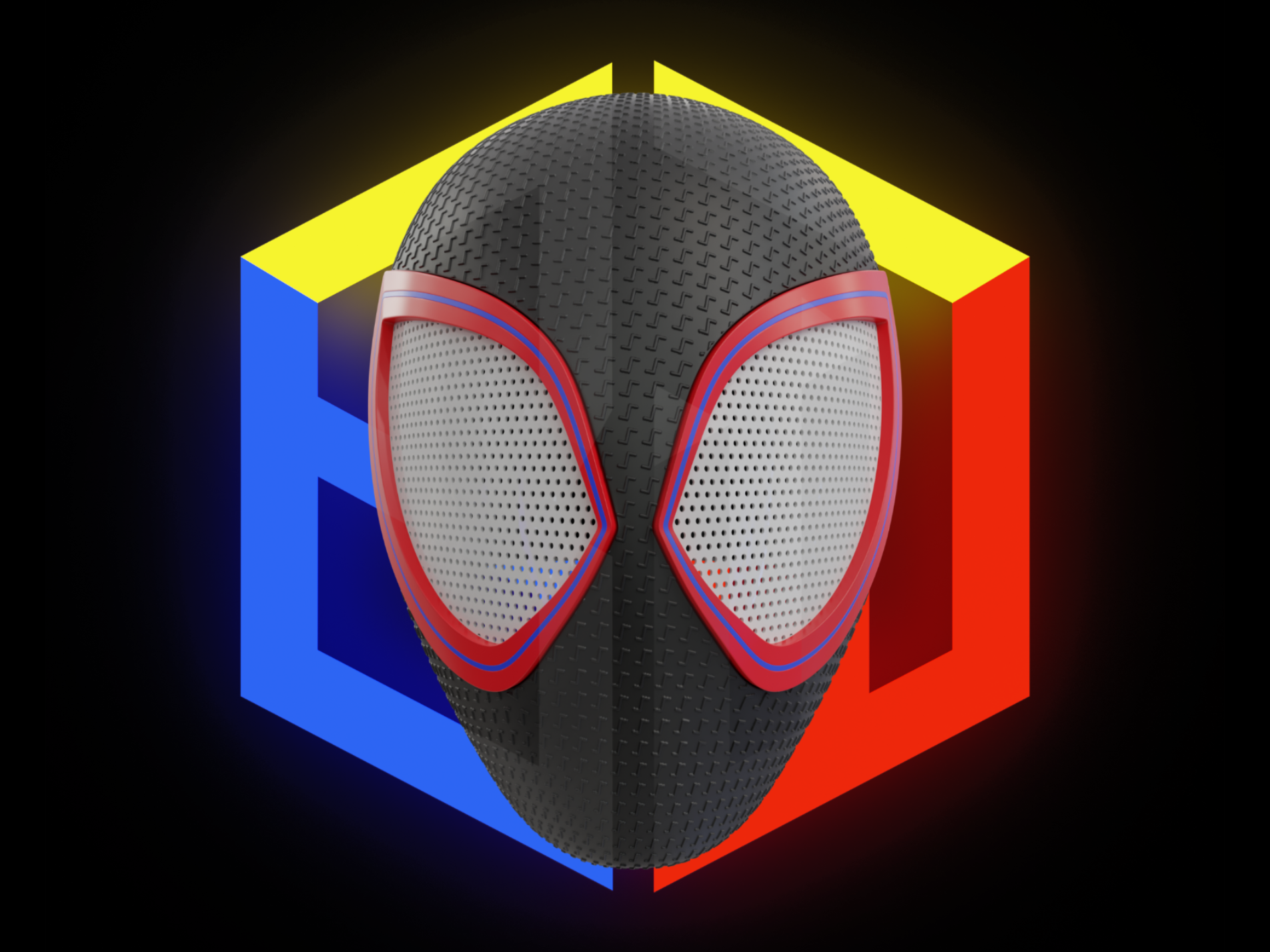 Miles Morales Spiderverse Helmet