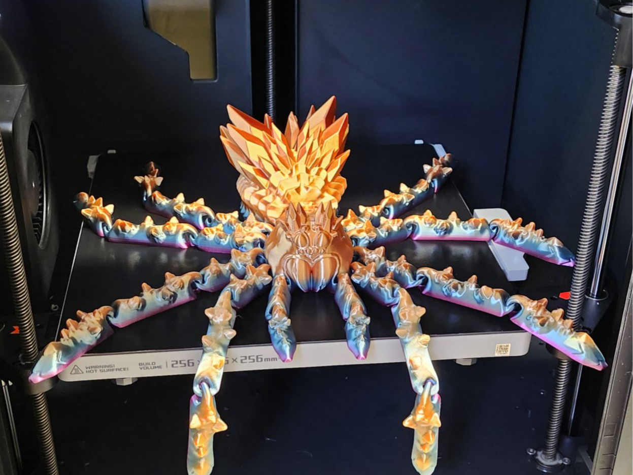Flexi crystal spider