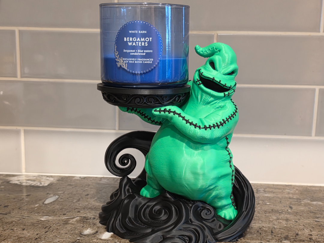 Oogie Boogie Bath and Body works candle holder 