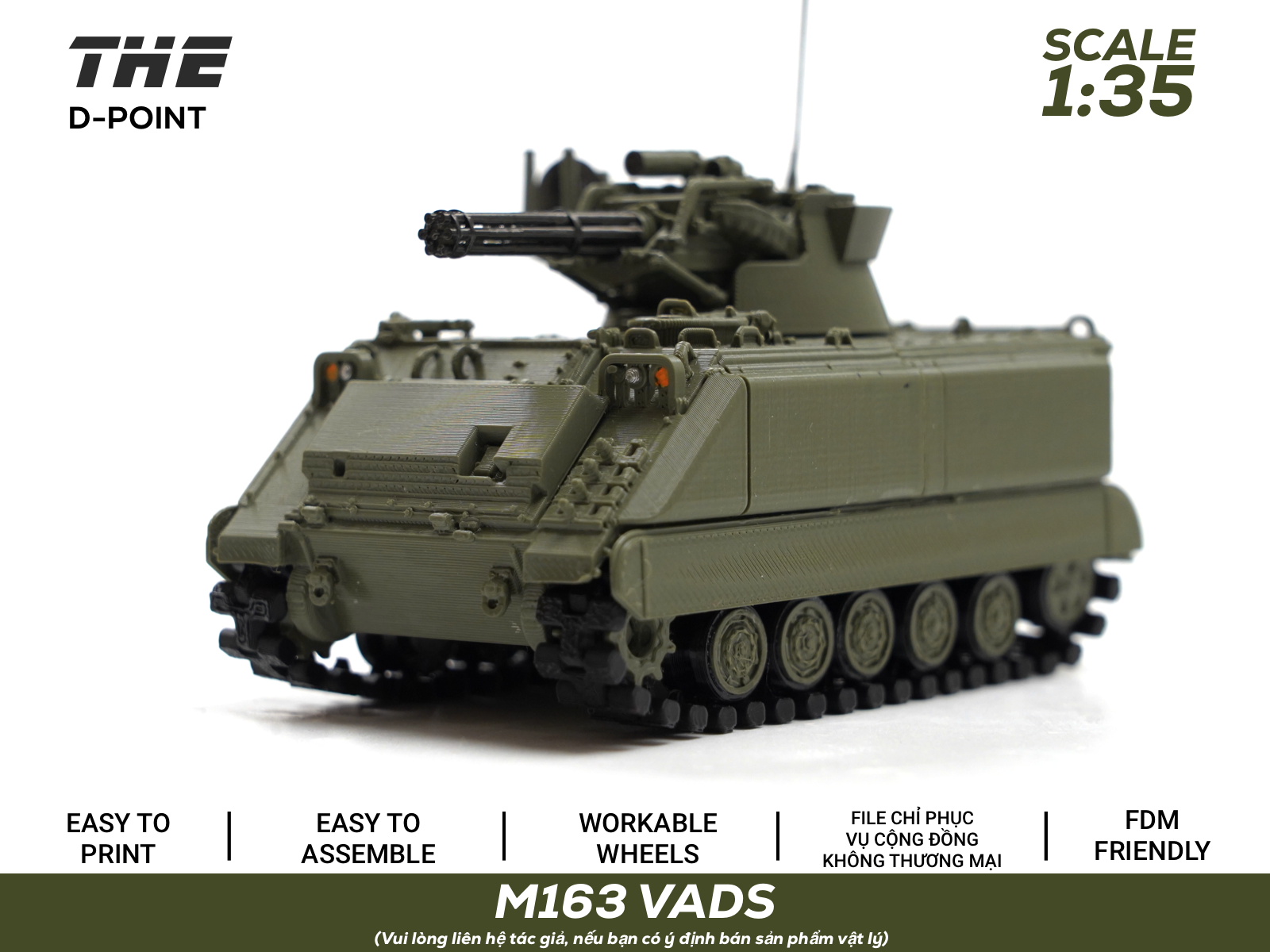M163 VADS Conversion Kit for M113 | 1:35 Scale