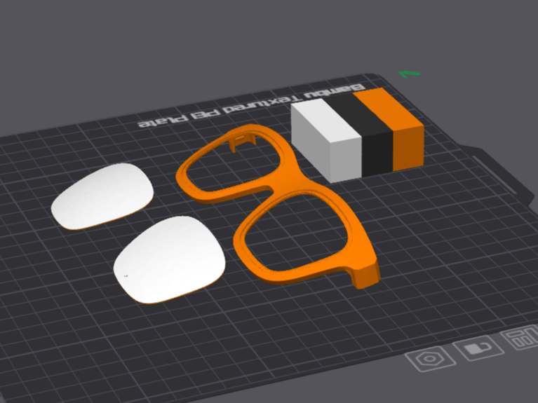 Xreal xbx glasses frame and lenses