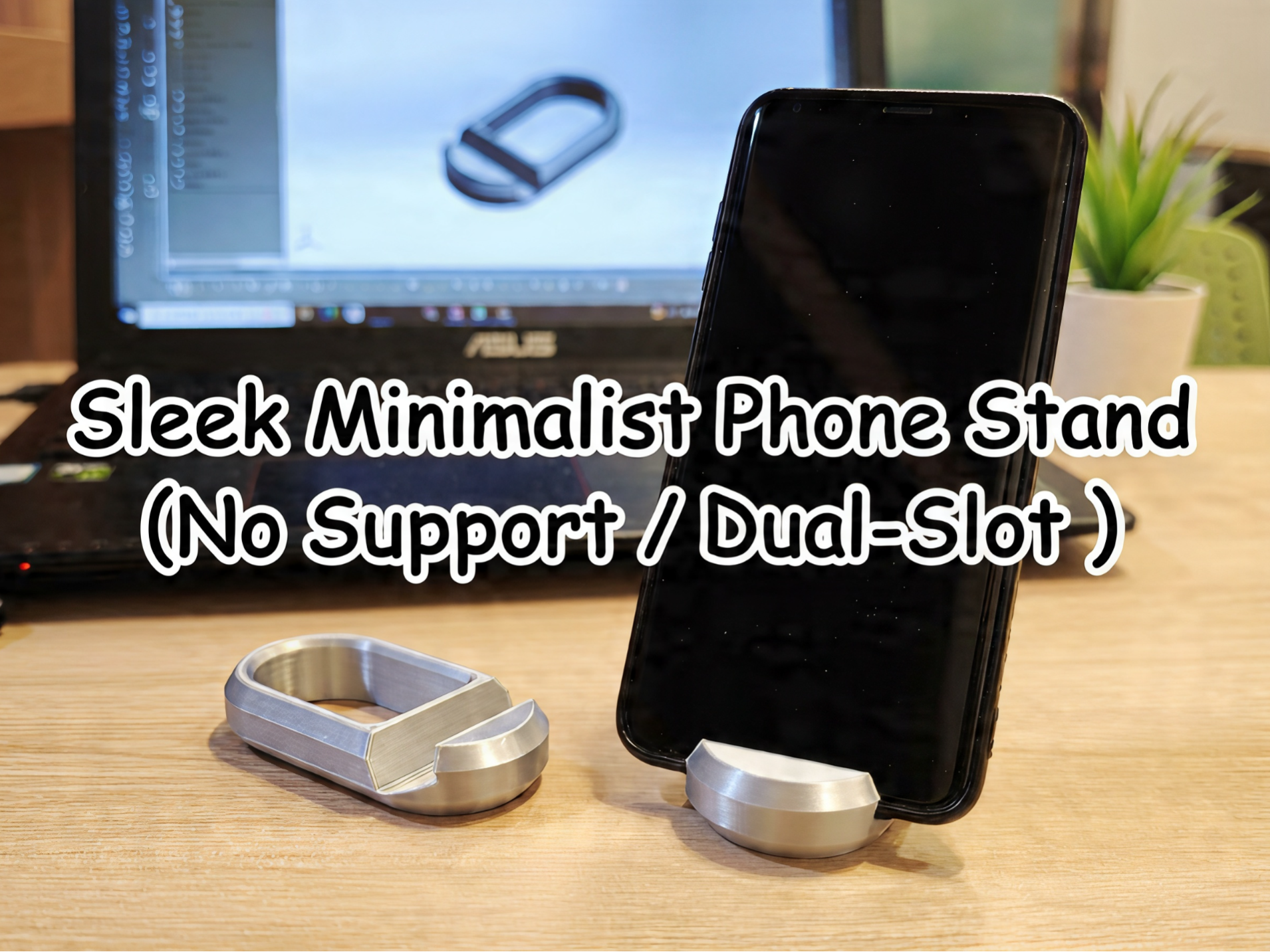 Sleek Minimalist Phone Stand