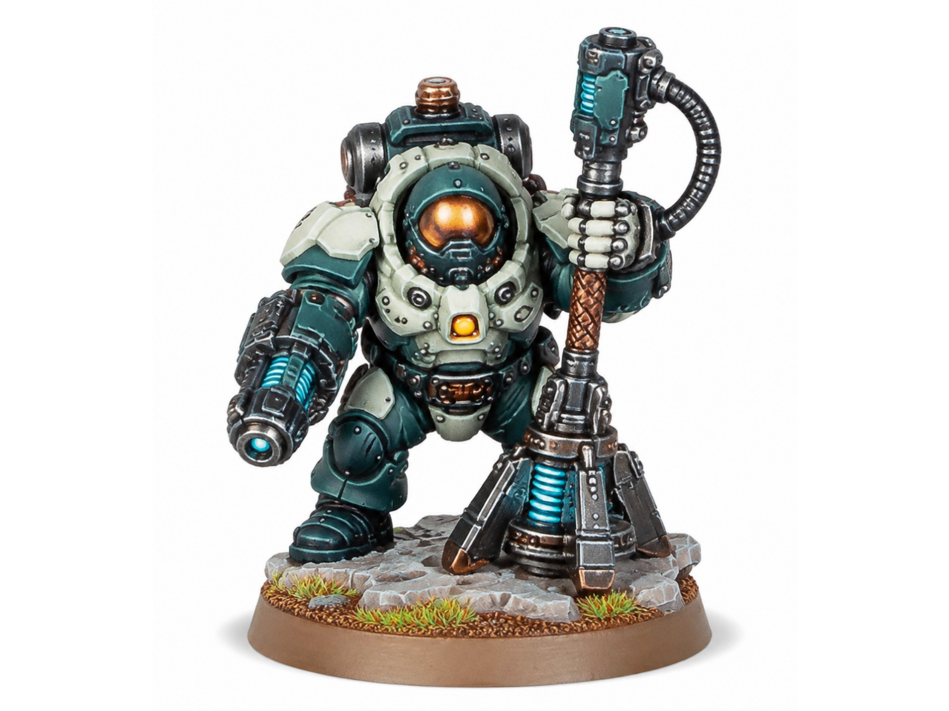 Grimdark Space Dwarf Gravity Marshal 