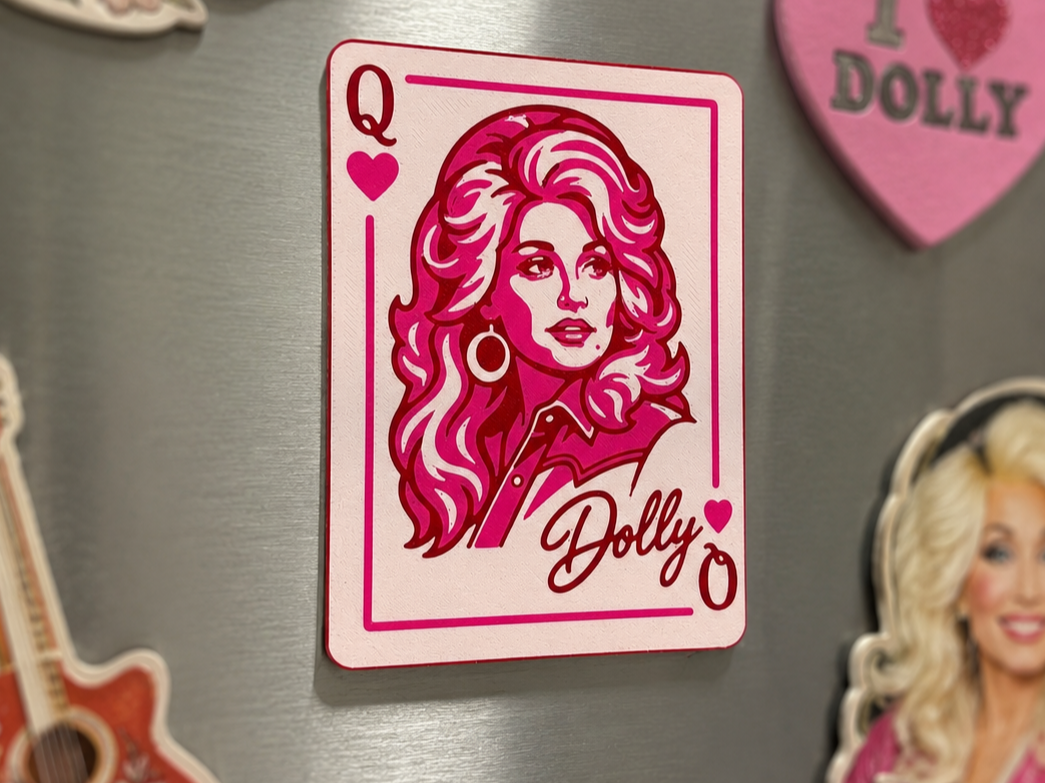 Dolly Parton – Queen of Hearts Magnetic Sign