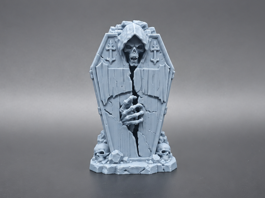 Halloween Coffin Tombstone
