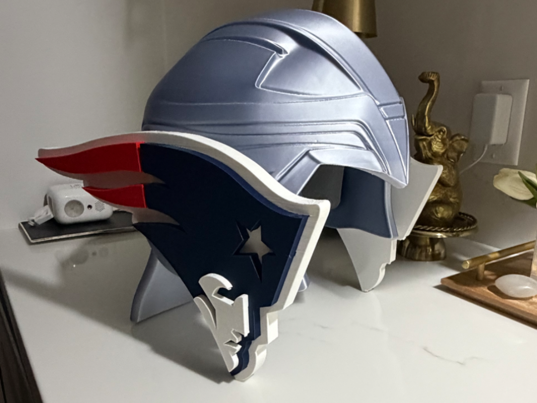 Patriots God of Football Helmet