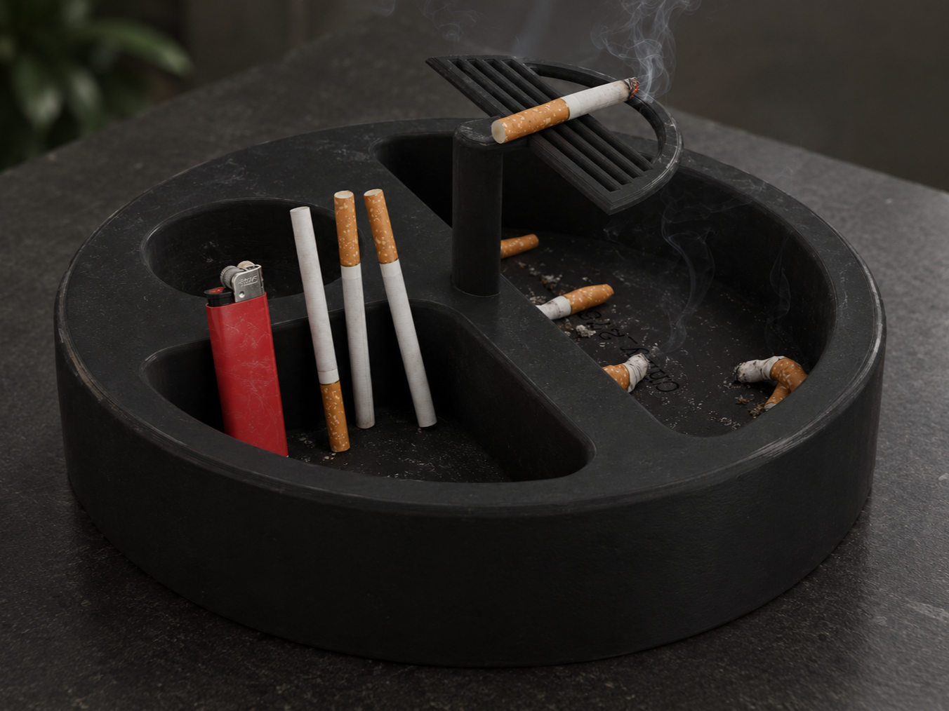 Multi-Use AshTray V2 (Round Design)