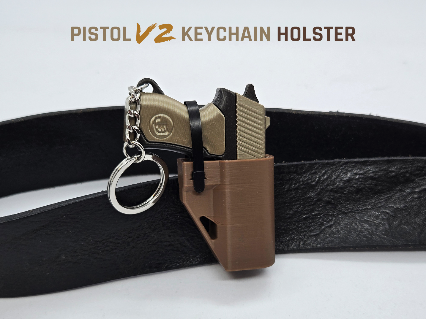 Holster for Pistol Keychain V2