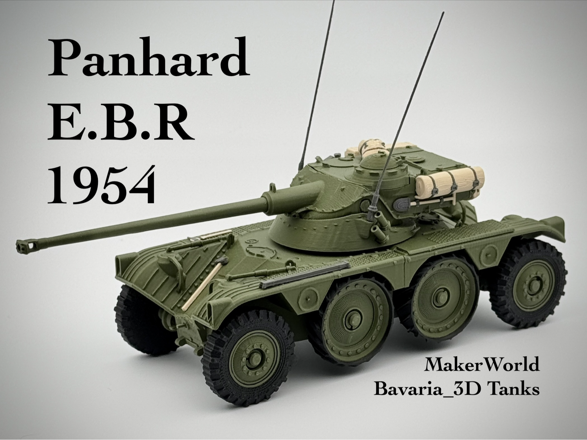 Panhard EBR (1954) Armoured Vehicle 1/35 Scale
