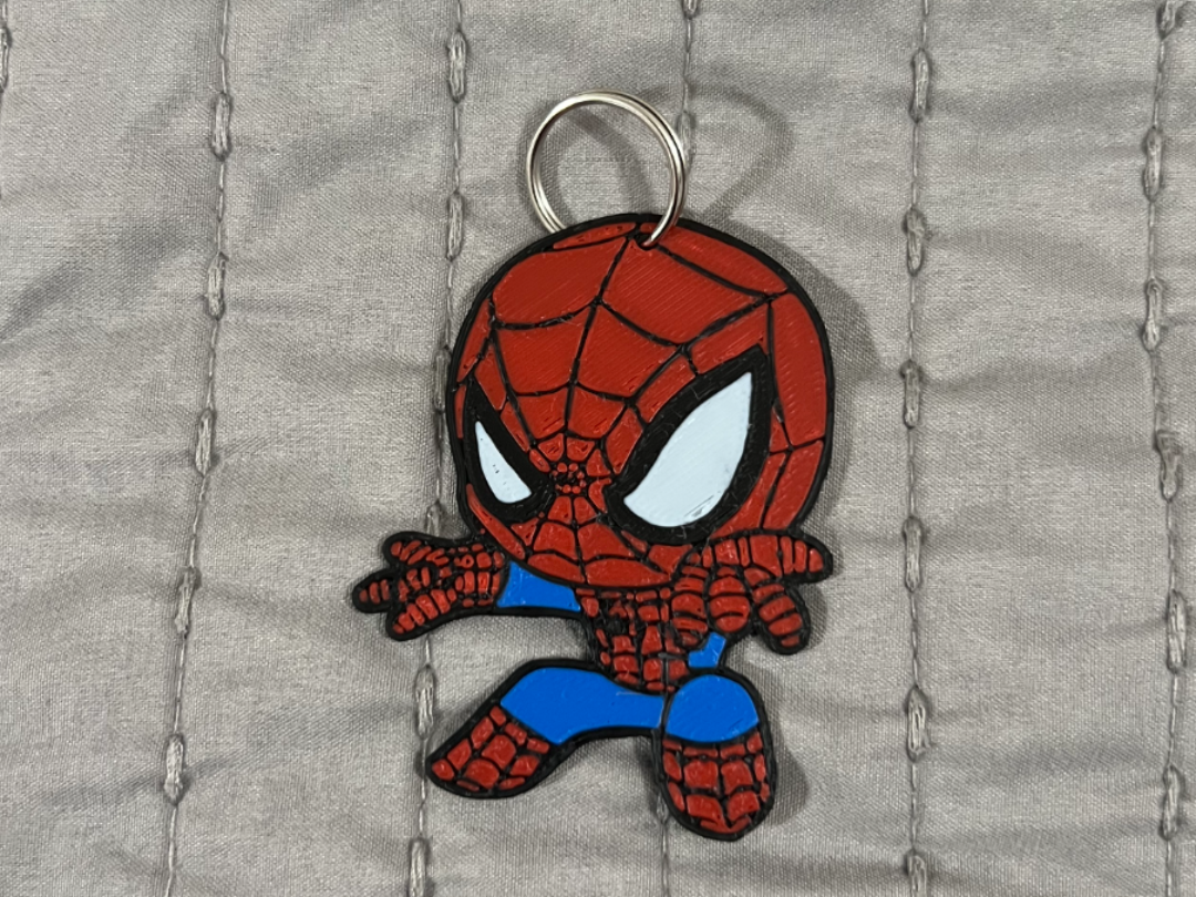 Spiderman keychain