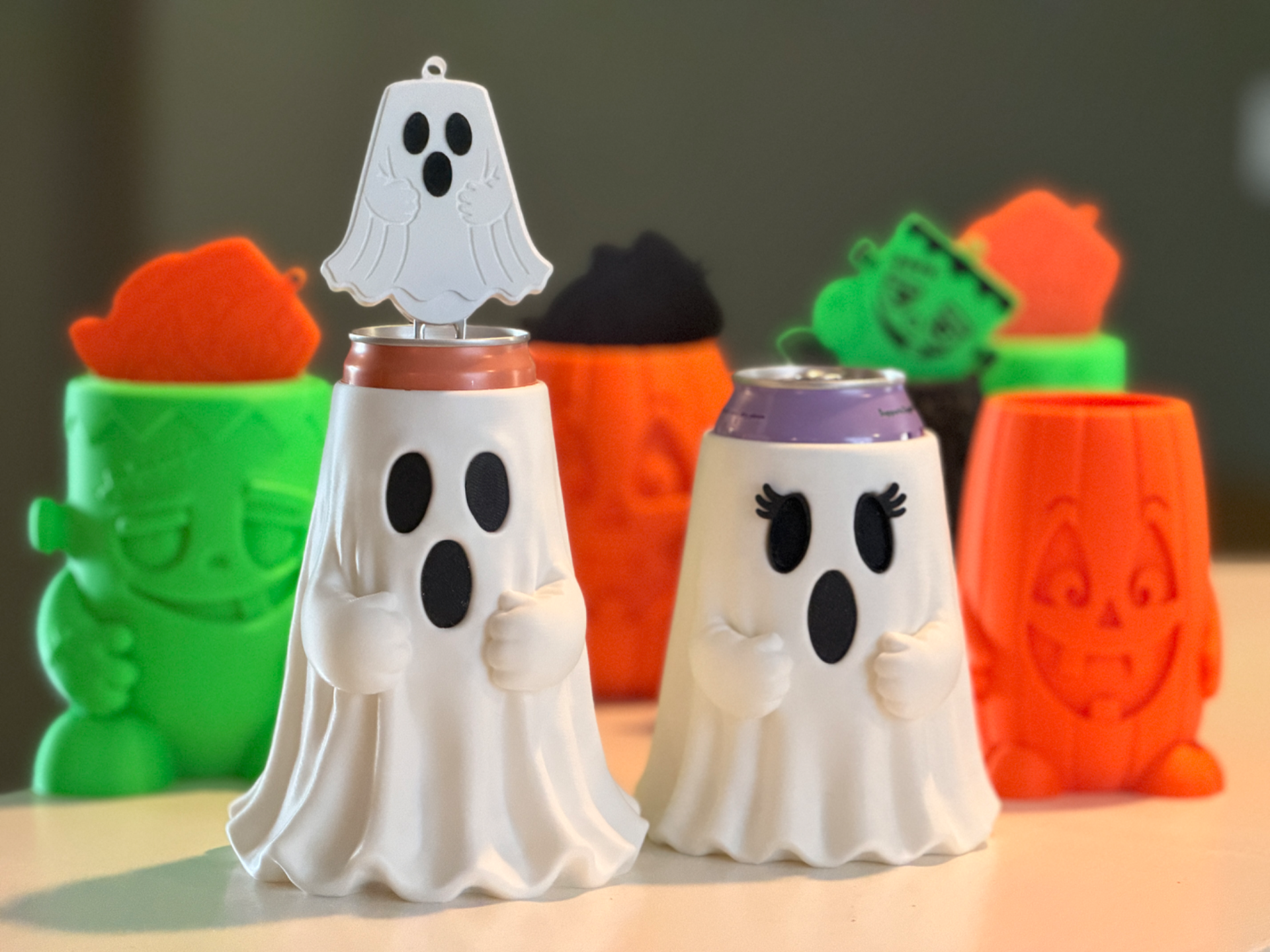 BOO! Buddy - Ghost Can Holder -  Standard & Slim 