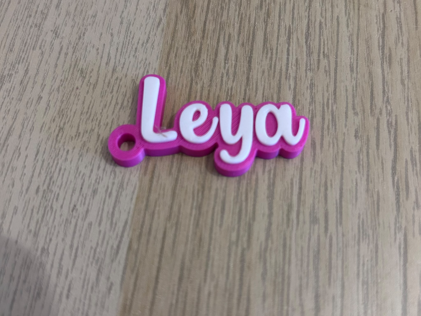Leya name keychain