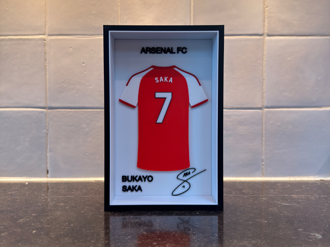 Bukayo Saka - Arsenal FC - Jersey Frame