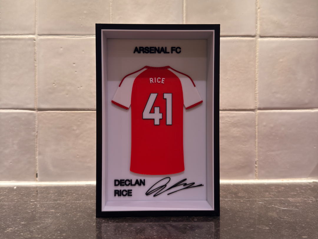Declan Rice - Arsenal - Jersey frame