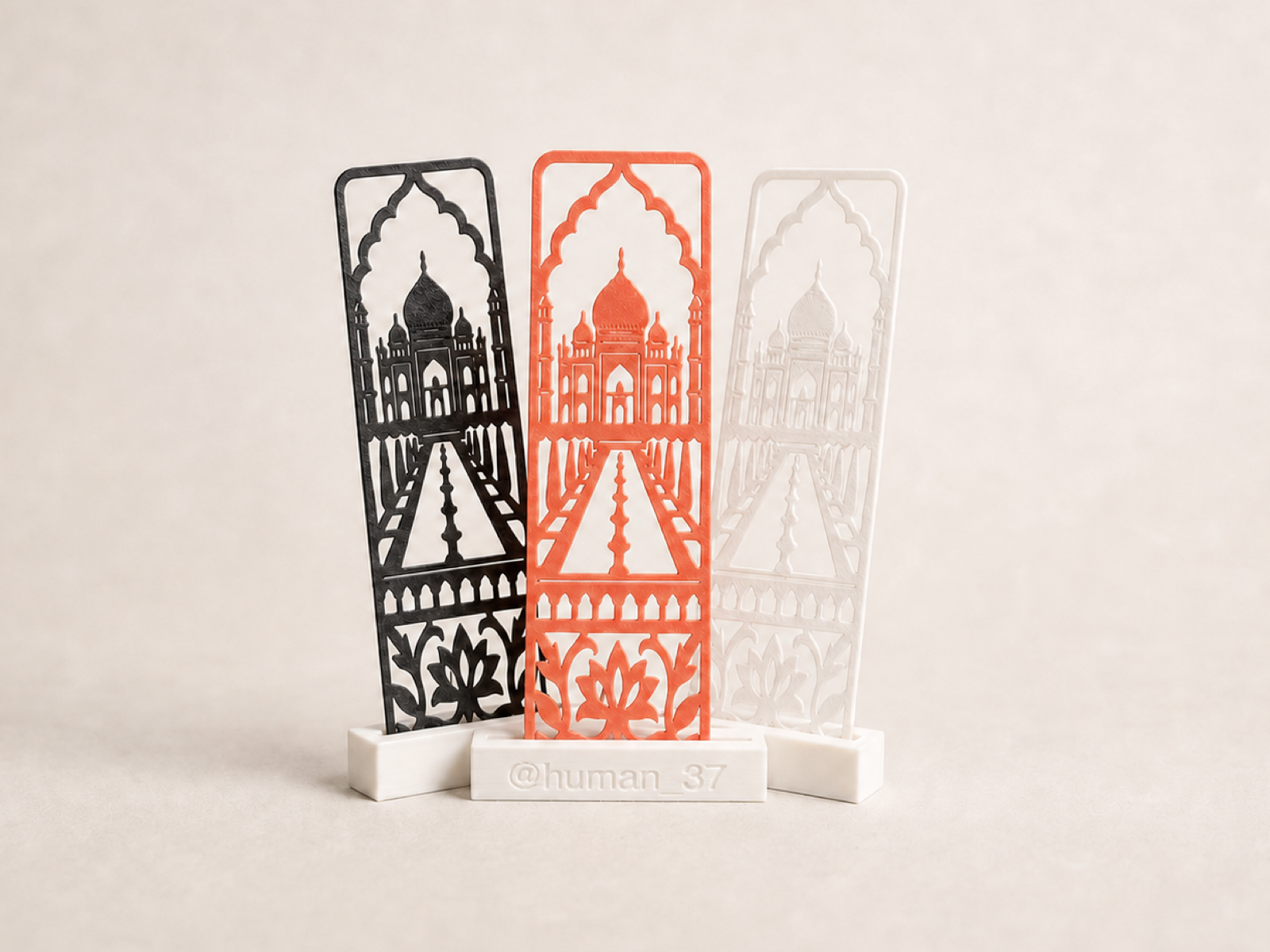 Taj Mahal Bookmark | India Print