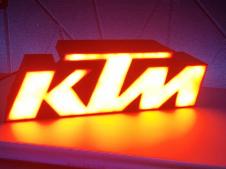 KTM Leuchtschild (no AMS/no Supports)