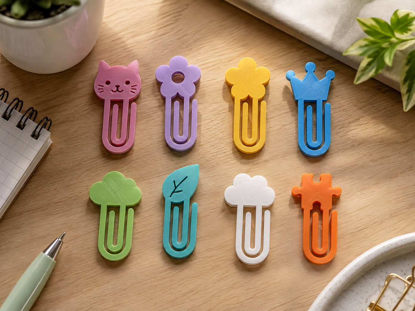 Cute Paper Clips Collection | 8 Fun Designs 