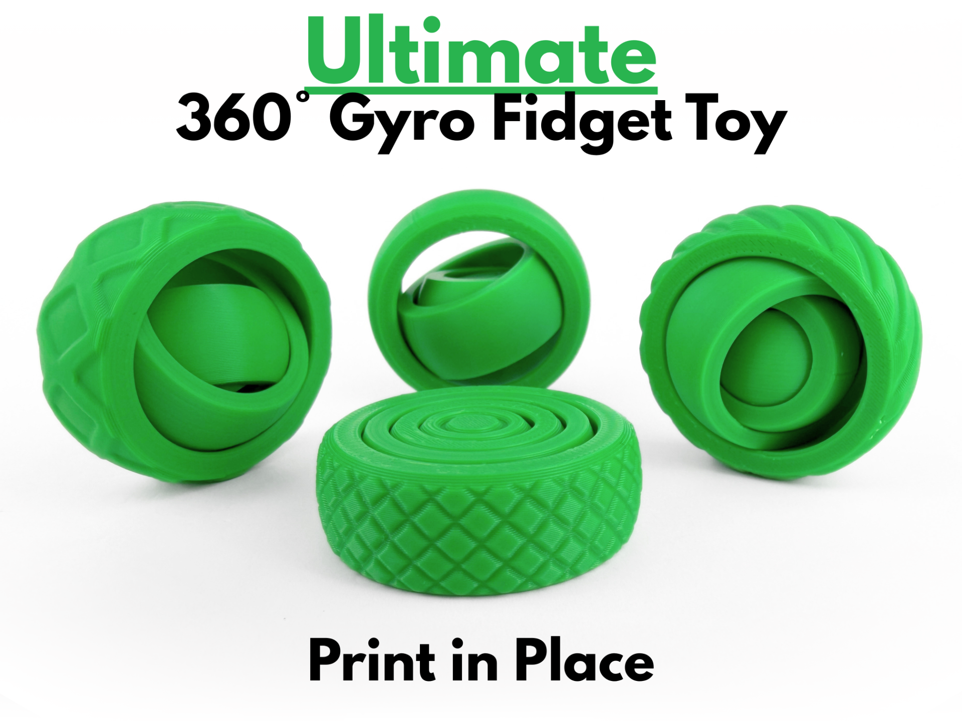 Ultimate 360° Gyro Fidget Toy (Print in Place)