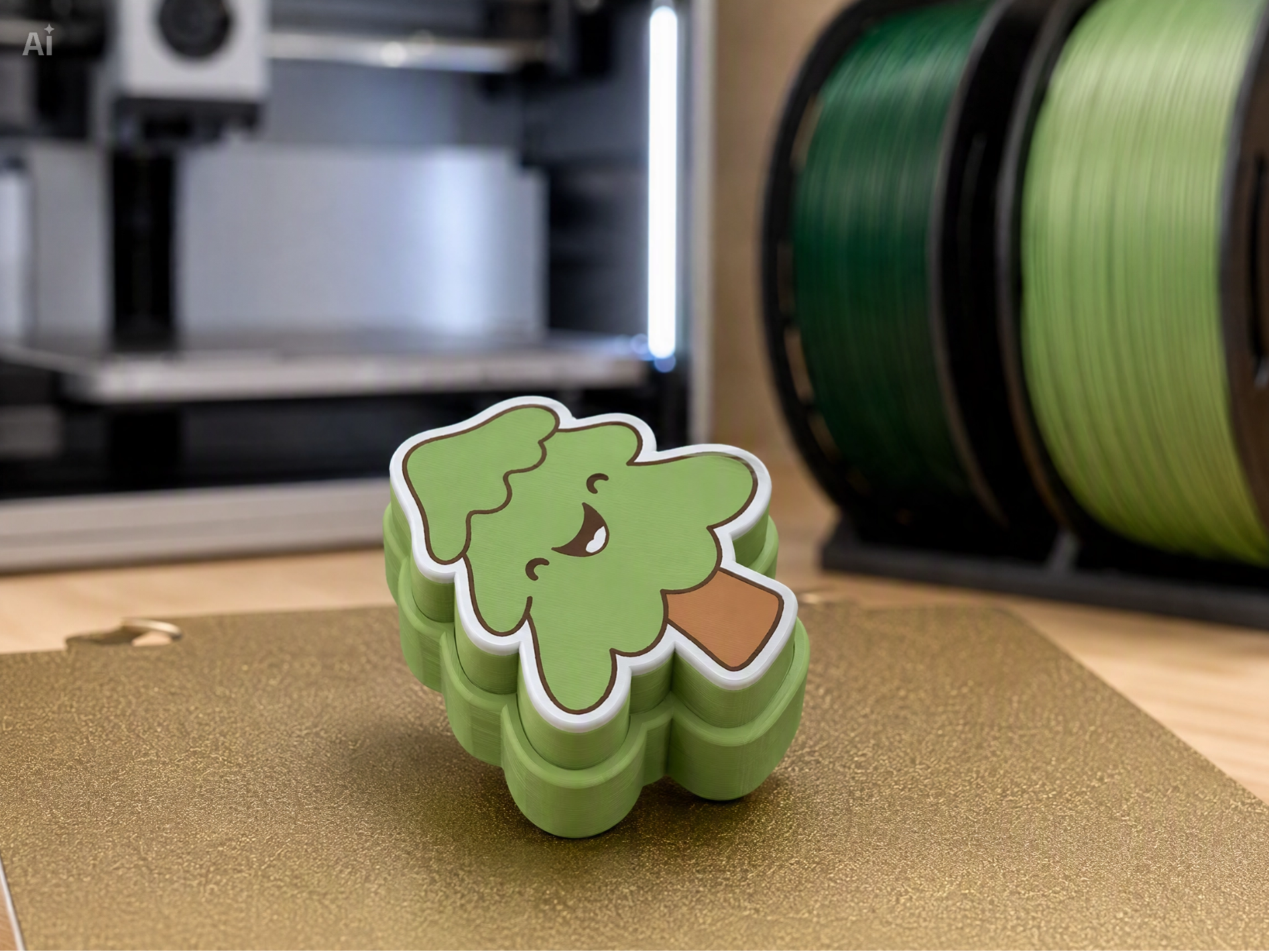 Kawaii Christmas Tree Fidget Clicker 
