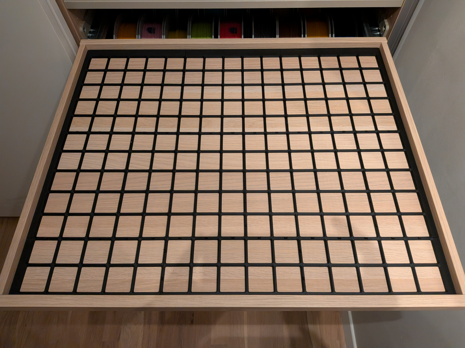 75 x 58 cm IKEA Komplement Gridfinity base v2