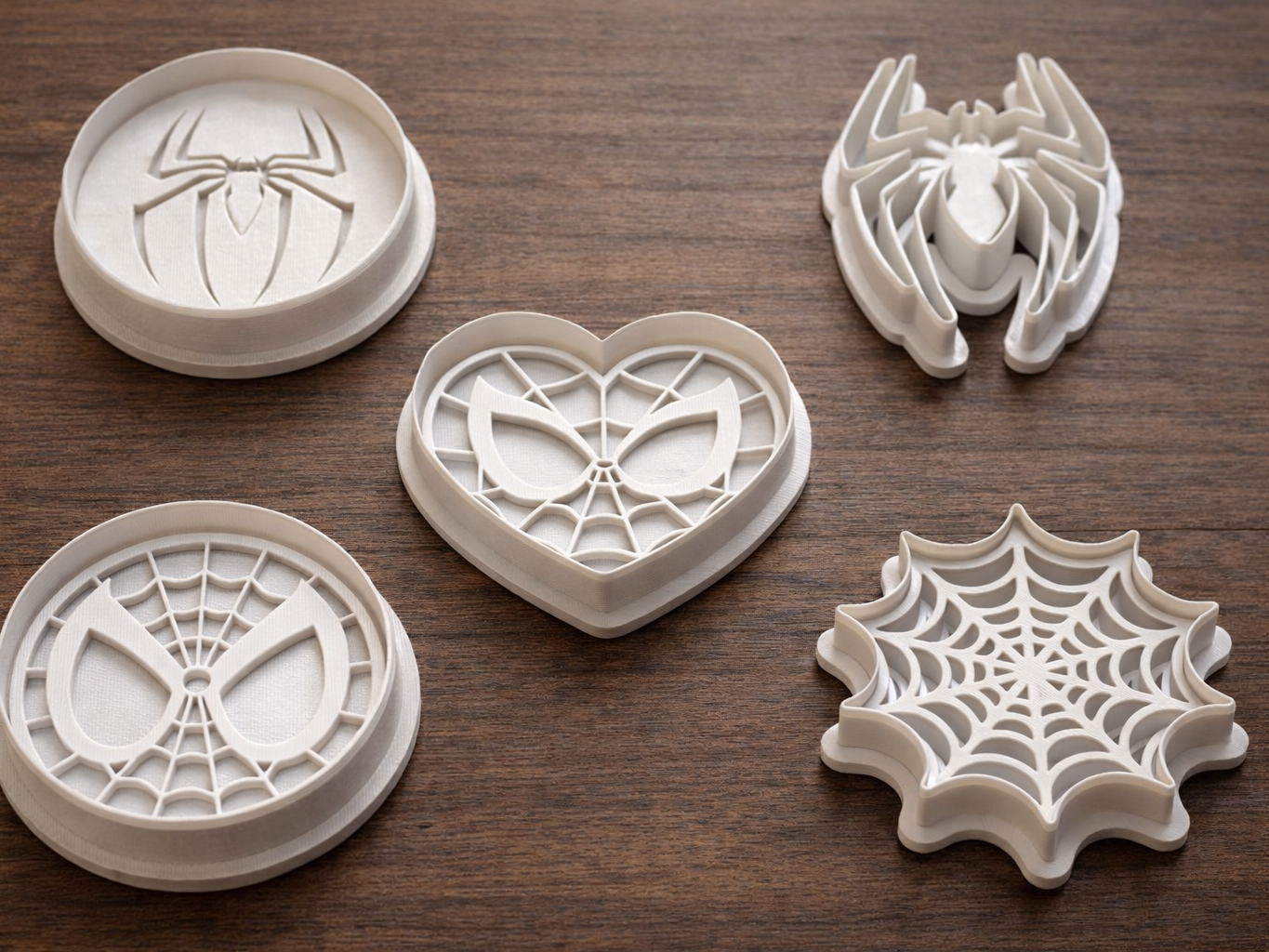 Cookie cutters+ stamp spider
