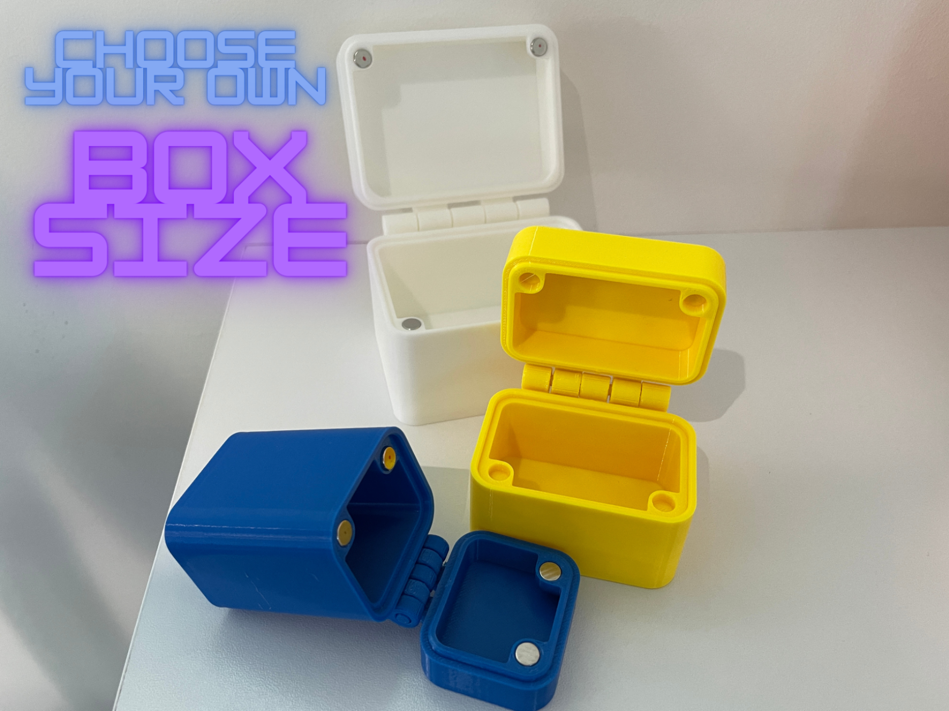 Parametric Minimalist Box With Magnetic Lid
