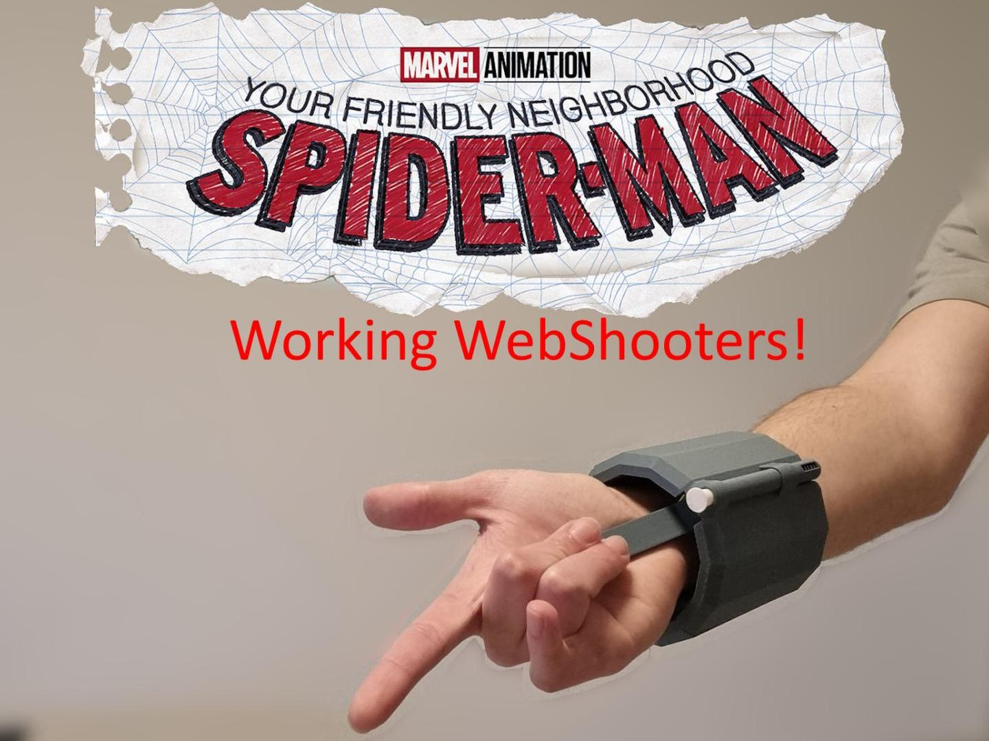 Your Friendly Neighborhood Spider-Man Webshooters