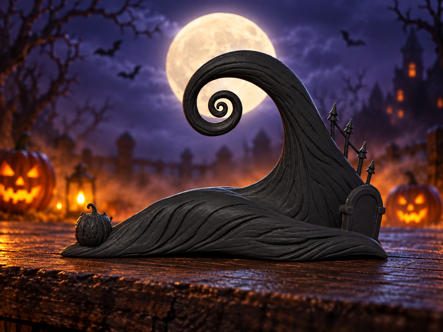Spooky Haunted Wave Halloween Display