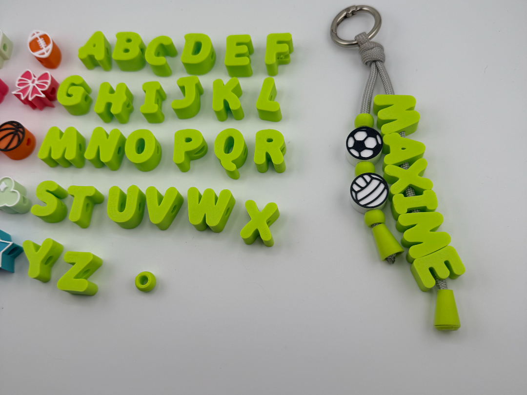 Letters for 4mm paracord single color - BAMBU APPS