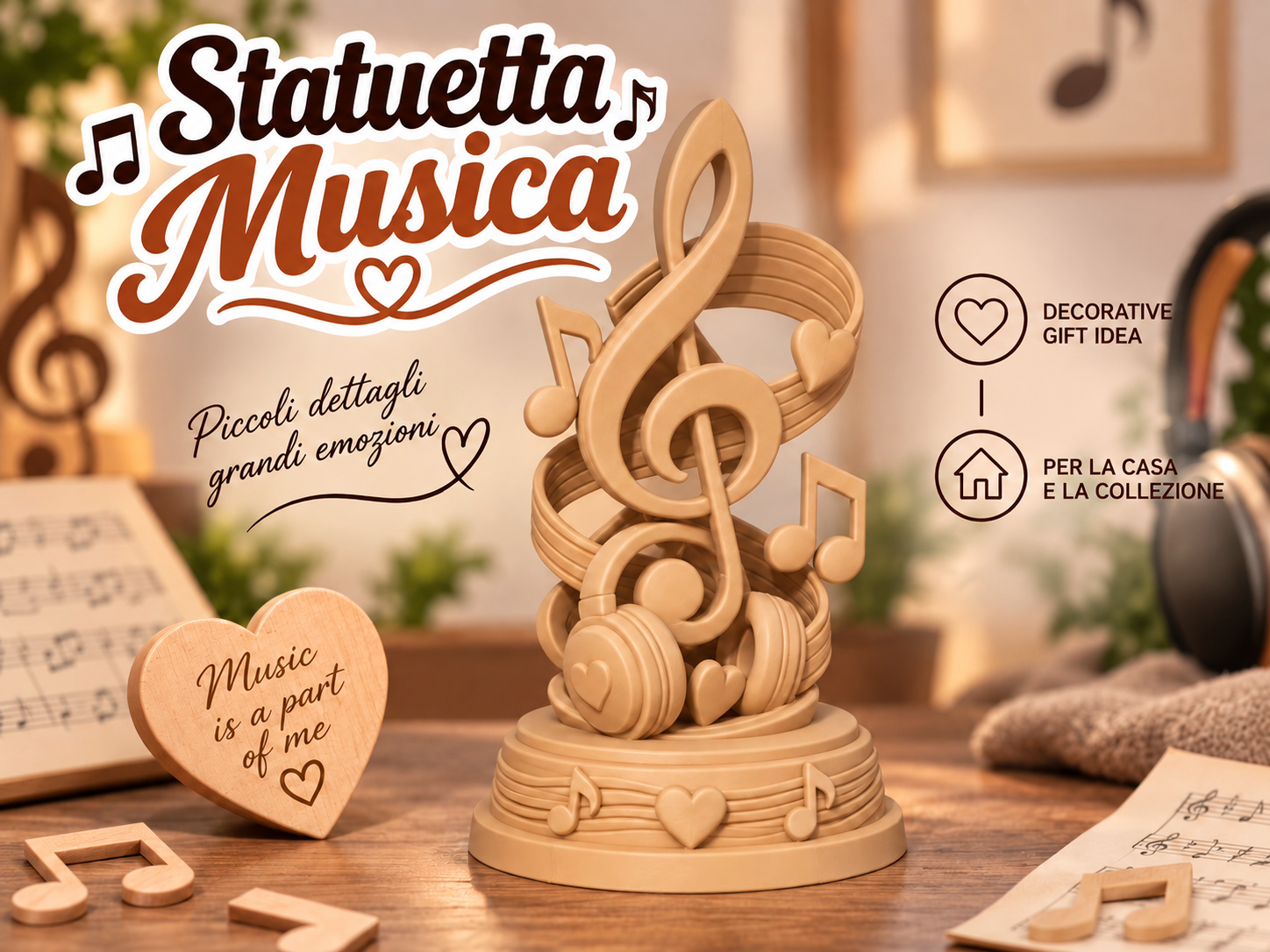Statuetta Musica