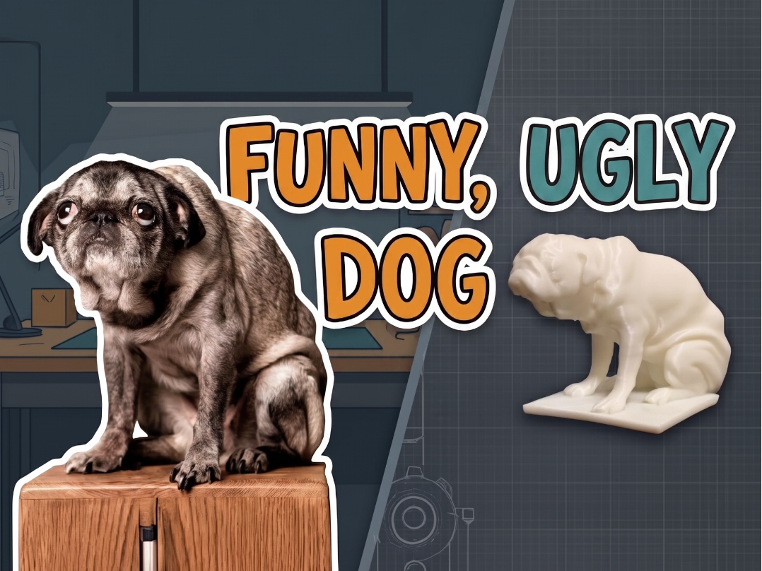 Funny, ugly dog meme