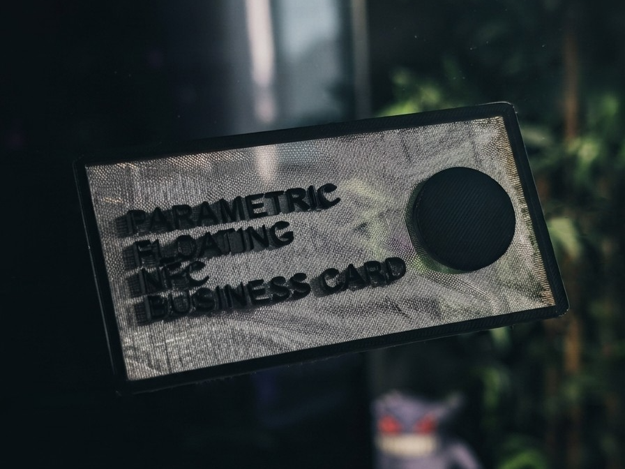 Parametric - Floating NFC Business Card