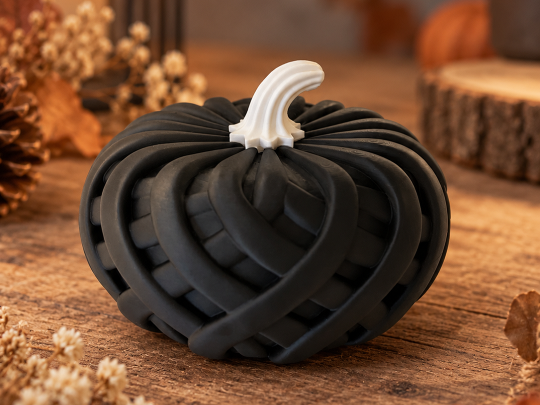 Woven Autumn Pumpkin – Hollow Decoration