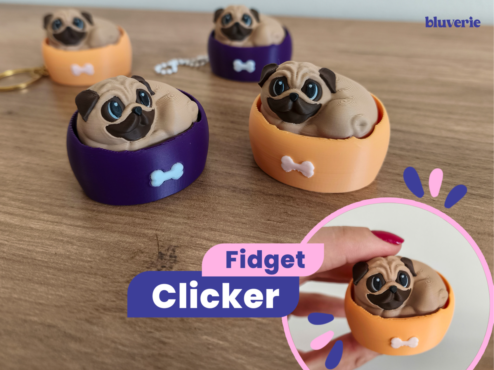 Pug Fidget Clicker 