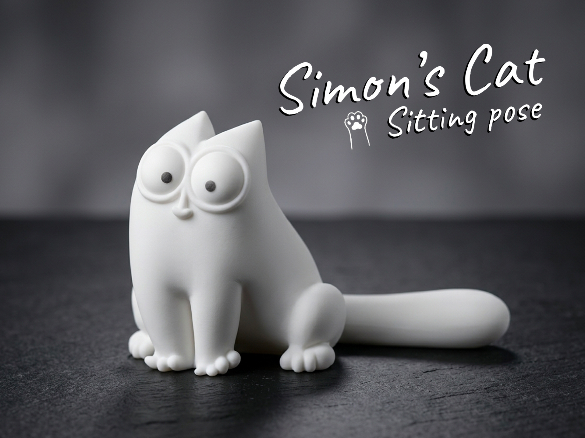 Simon the Cat - Sitting pose
