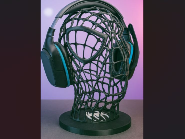 Spiderman Venom Head Base and Logo for Headphones