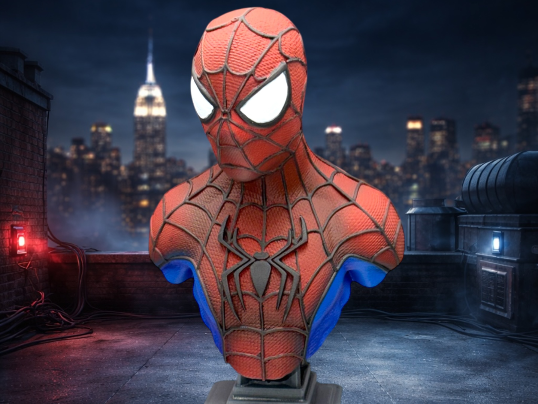 Spider-Man with Empire State Base