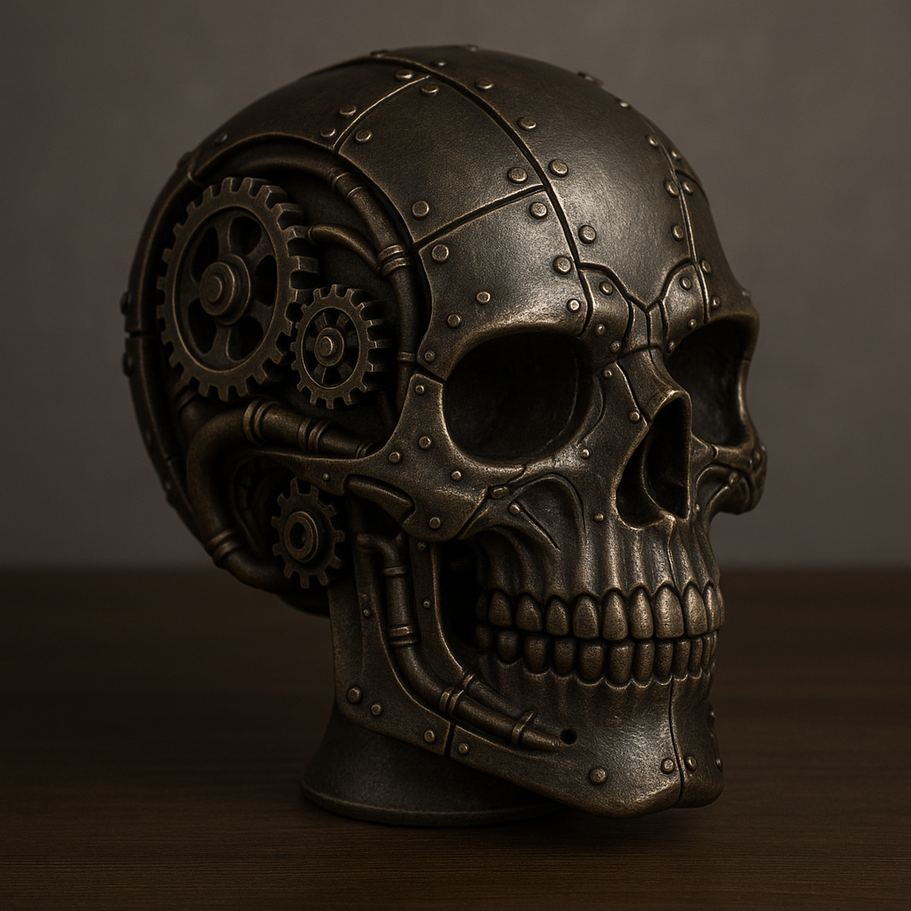 Mechanical Steampunk Skull