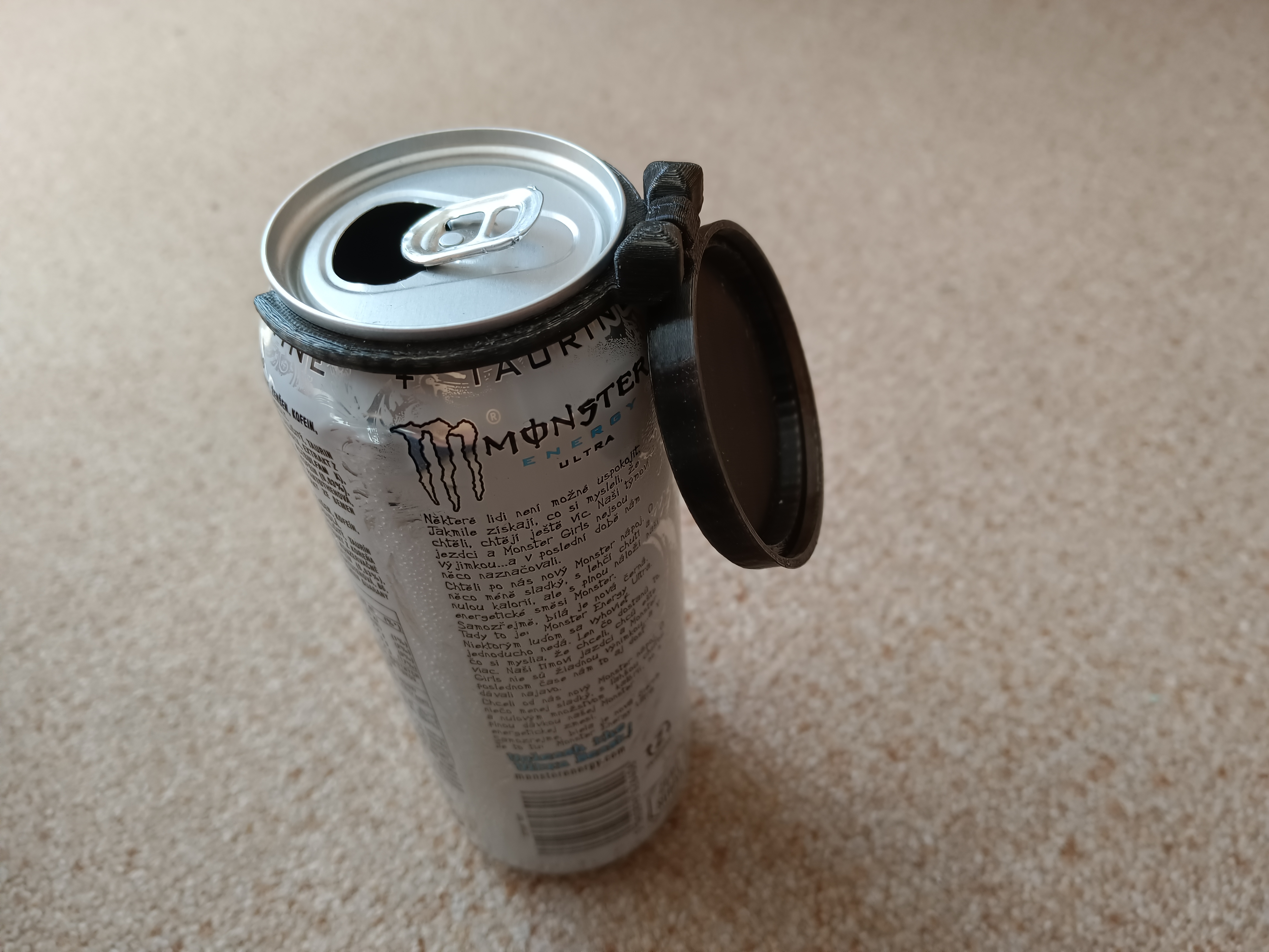 Lid for metal cans (0,5L & 0,33L) - print in place