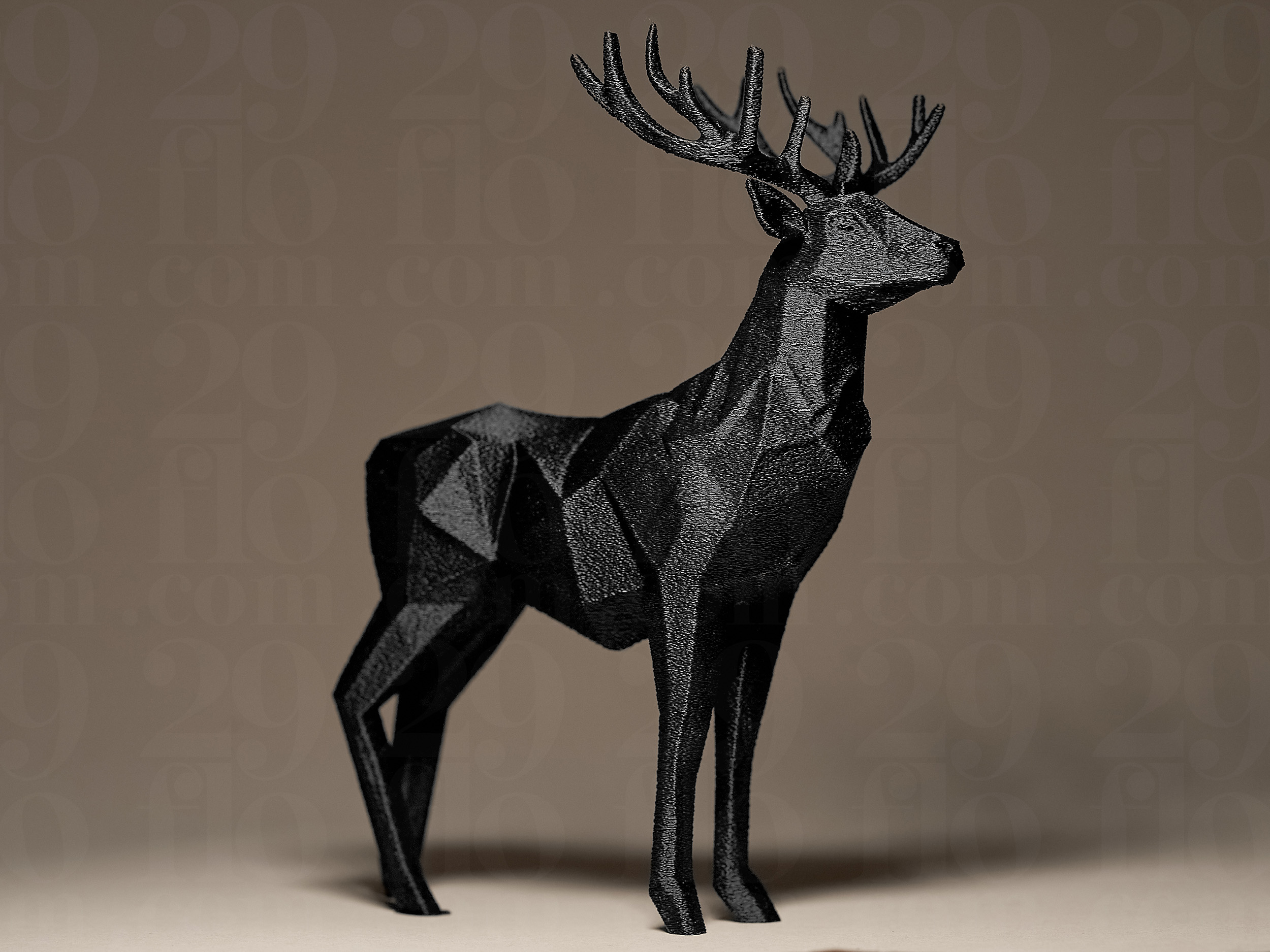 Geometric DEER Figurine