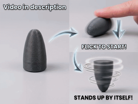 Magic Spinning Bullet - Flick to Spin!