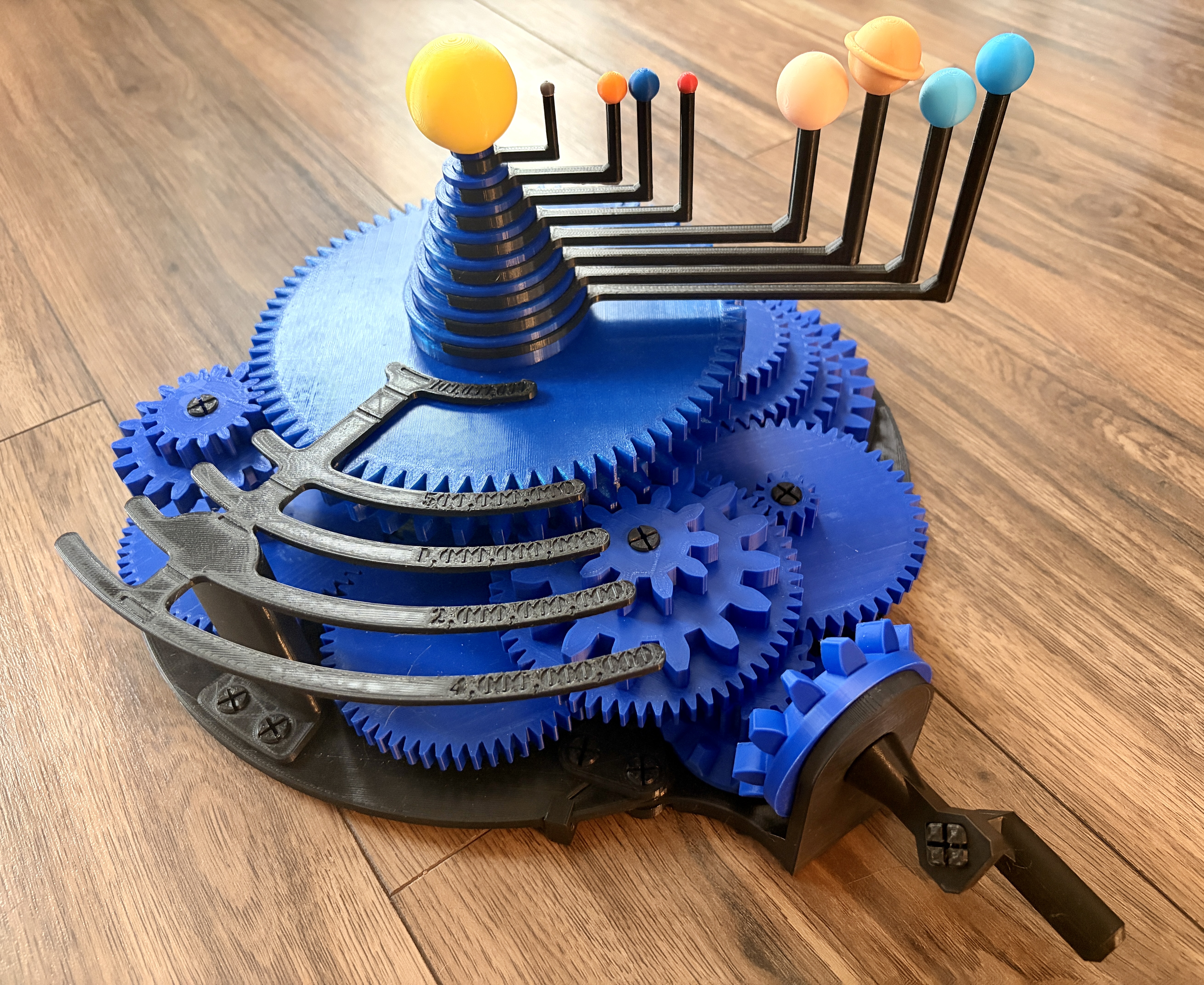 Accurate Mechanical Solar System - Hand-Crank or Motorized