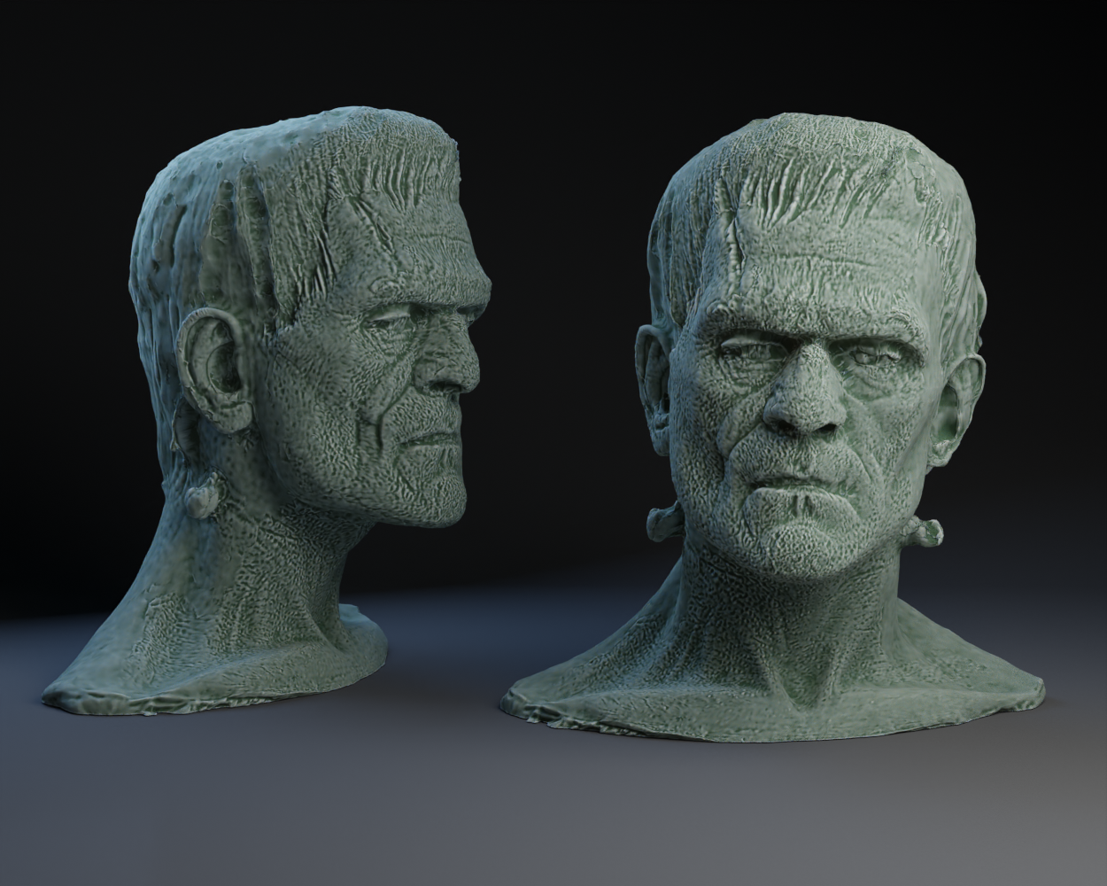 Frankenstein Bust
