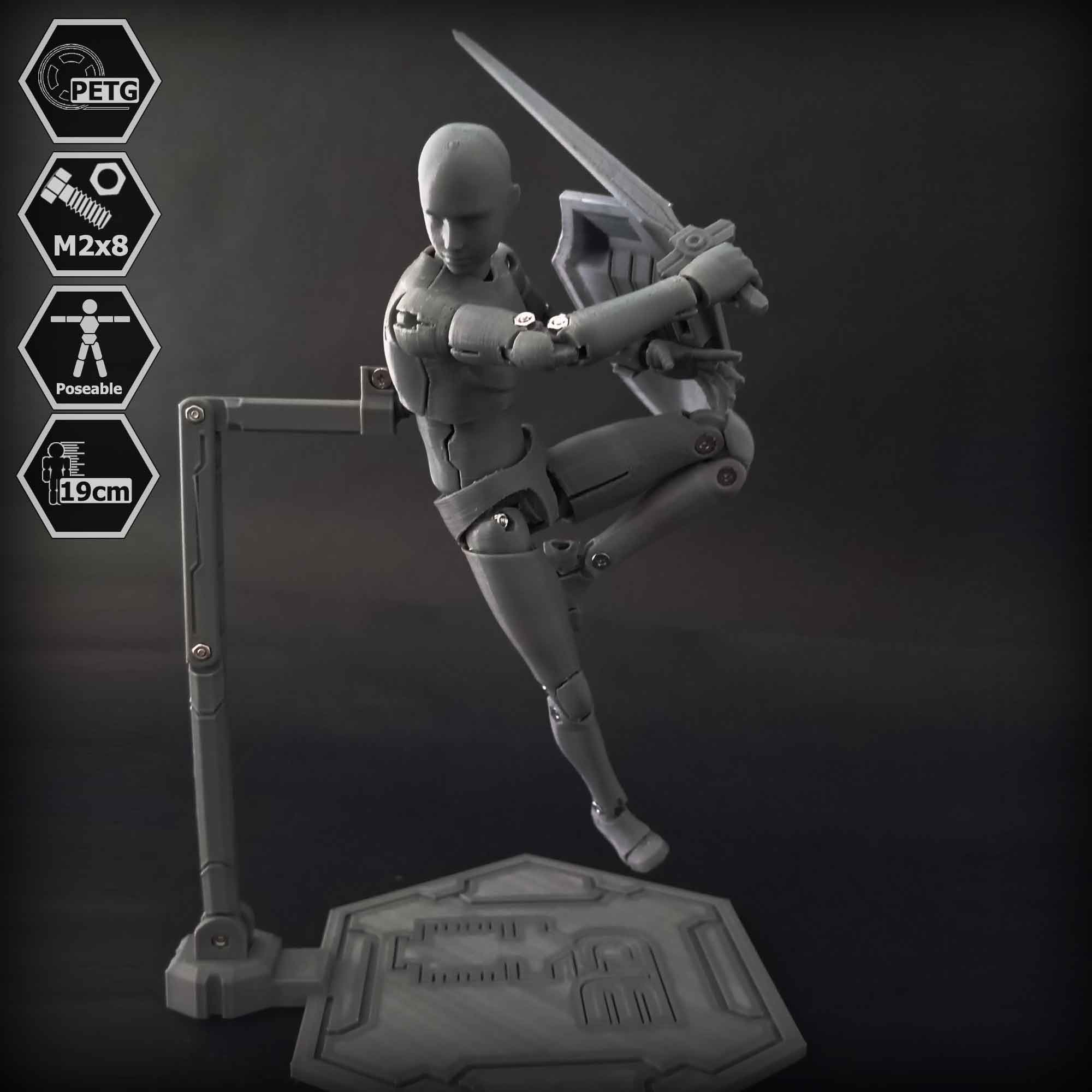 1/10 Scale Action Figure A.D.A.M 01