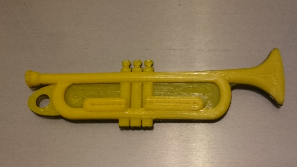 Trumpet Keychain