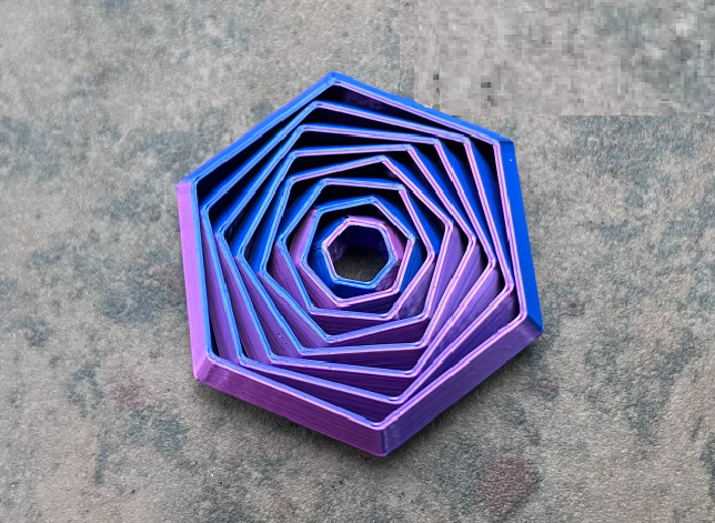 Hexagon Fidget - Easy to print
