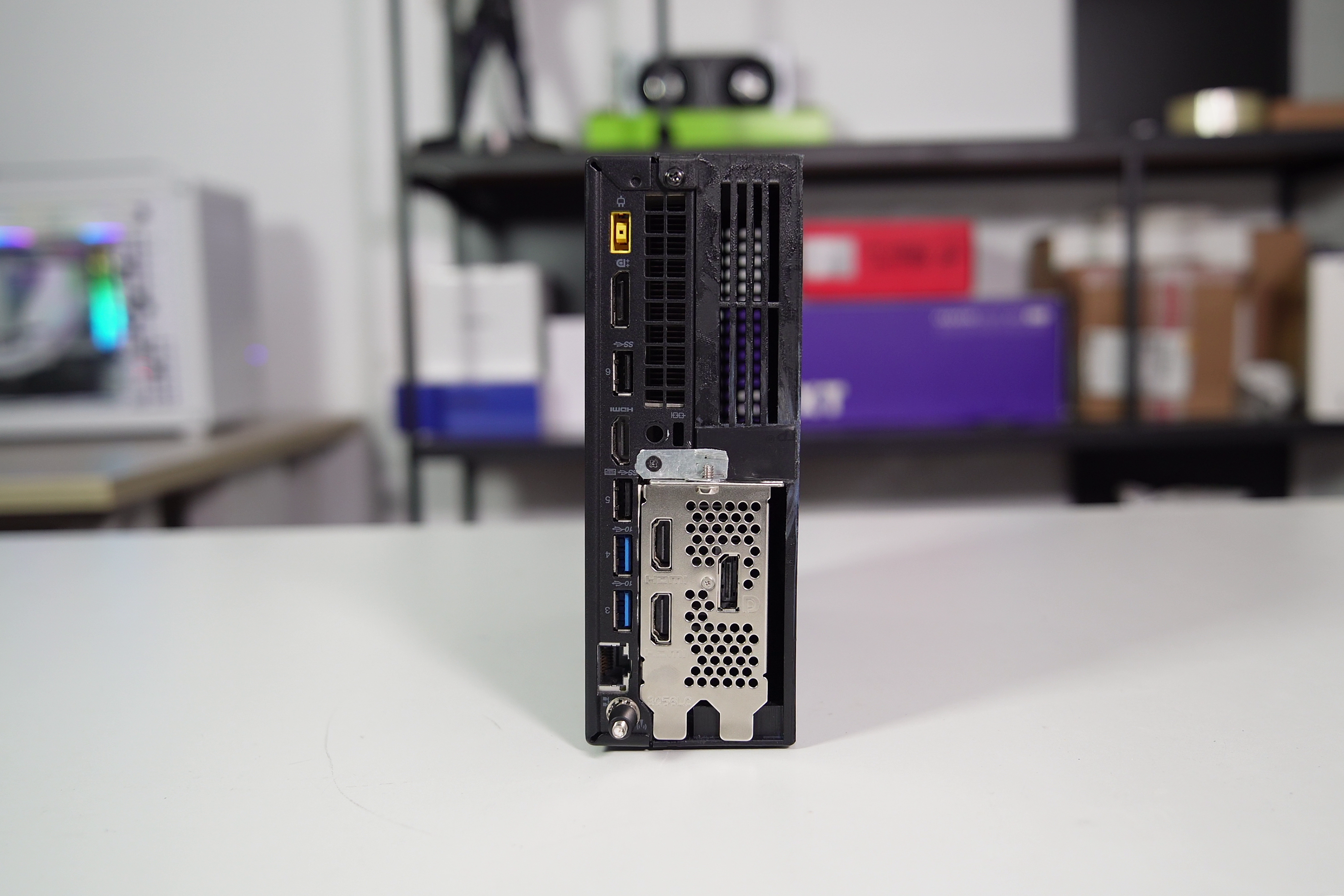 Top Cover and Front Bezel for Lenovo M920q with MSI RTX 3050 LP 6G
