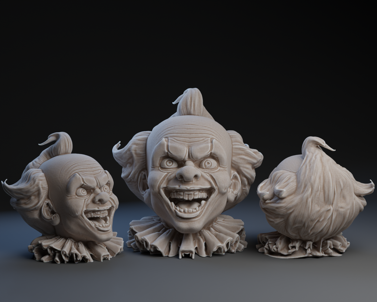 Creepy Clown Head
